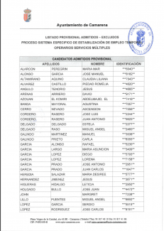 LISTADO