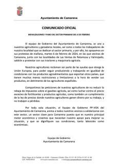 COMUNICADO