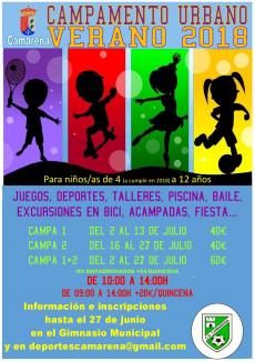 CAMPAMENTO URBANO - VERANO 2018