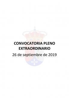 CONVOCATORIA PLENO ORDINARIO