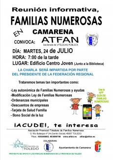 SESIÓN INFORMATIVA FAMILIAS NUMEROSAS