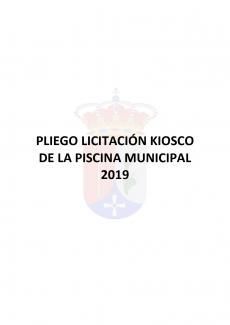 PLIEGO LICITACIÓN KIOSCO DE LA PISCINA MUNICIPAL 2019