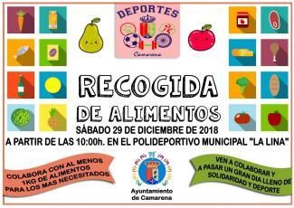 JORNADA DEPORTIVA DE RECOGIDA DE ALIMENTOS 2018