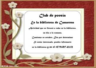 CLUB DE POESÍA