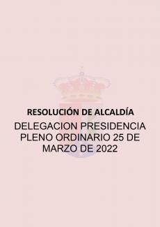 presidencia pleno