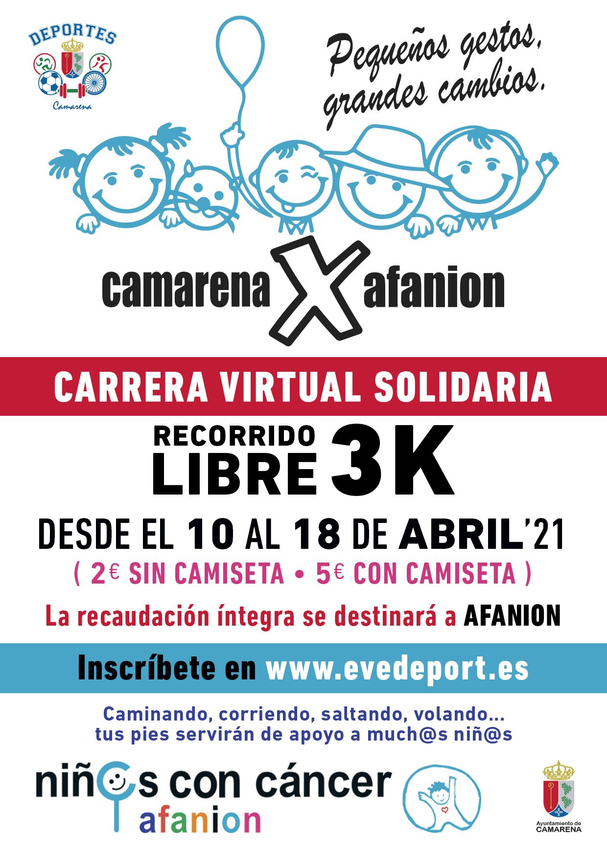 CARRERA VIRTUAL SOLIDARIA CAMARENA X AFANION