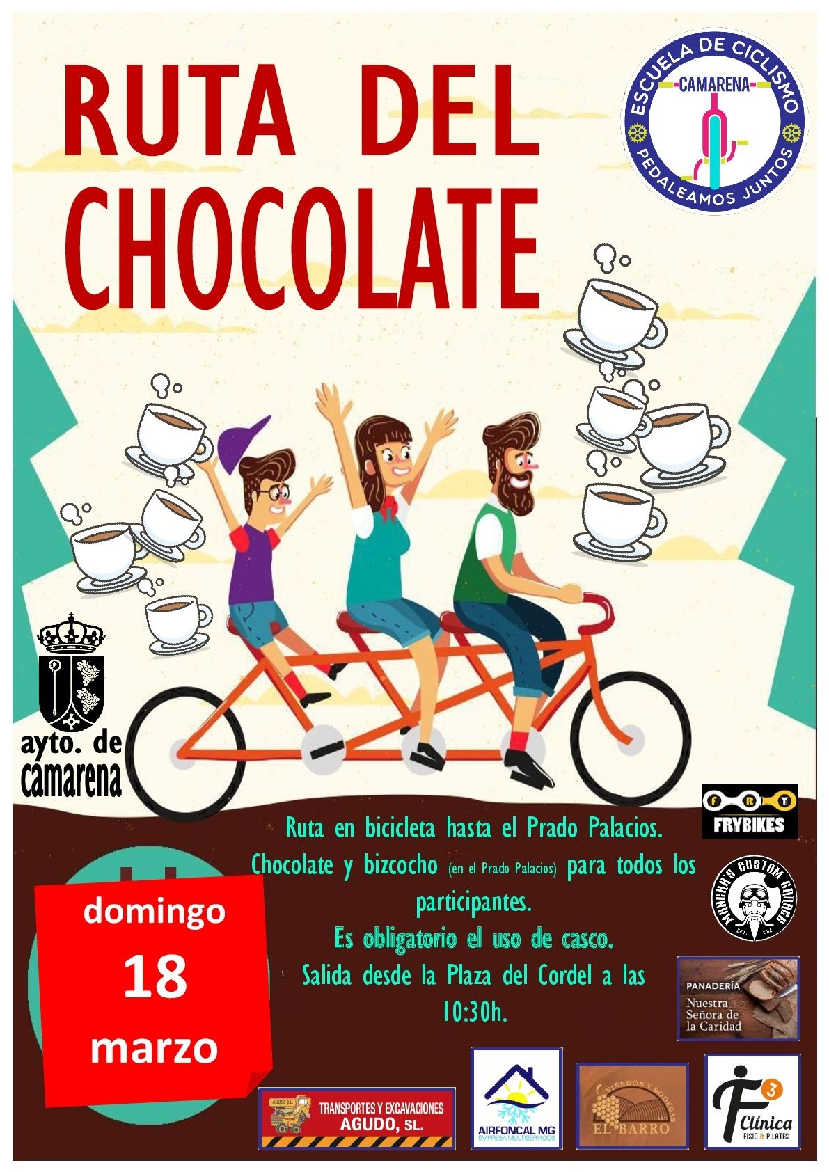 RUTA DEL CHOCOLATE APLAZADA
