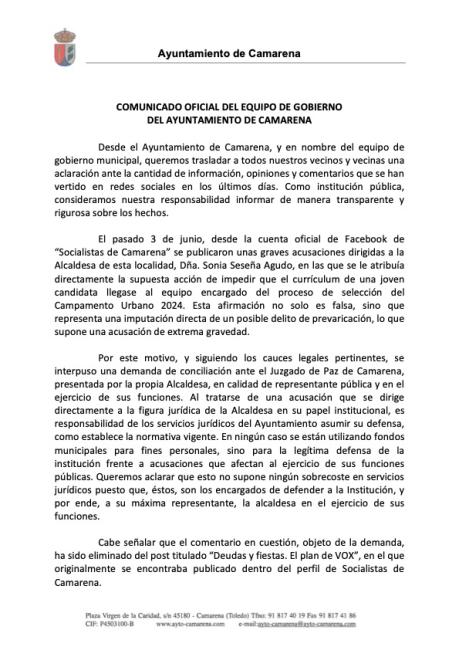 Comunicado