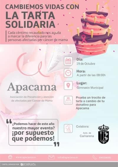 Cartel tarta solidaria