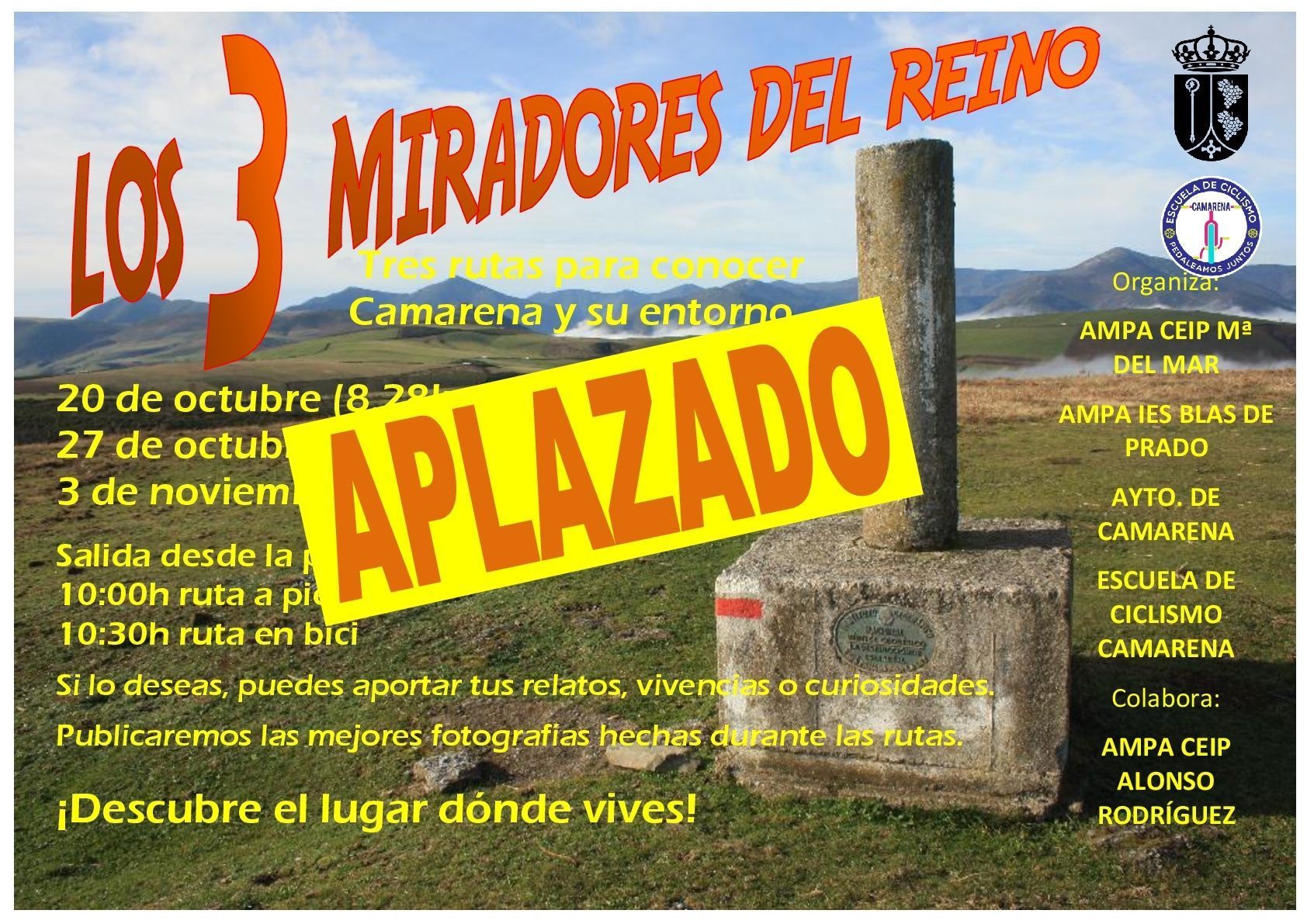 LOS 3 MIRADORES DEL REINO - APLAZADO