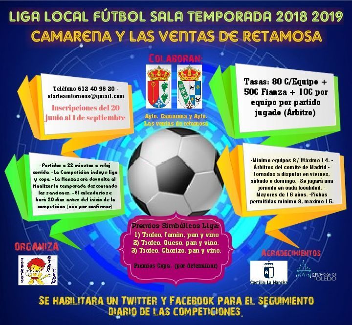 LIGA LOCAL DE FÚTBOL SALA TEMPORADA 2018-2019