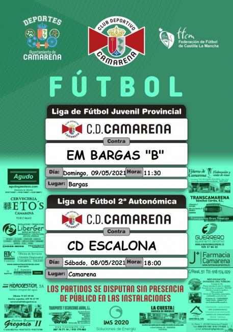 PARTIDOS DE FÚTBOL JUVENIL Y SENIOR