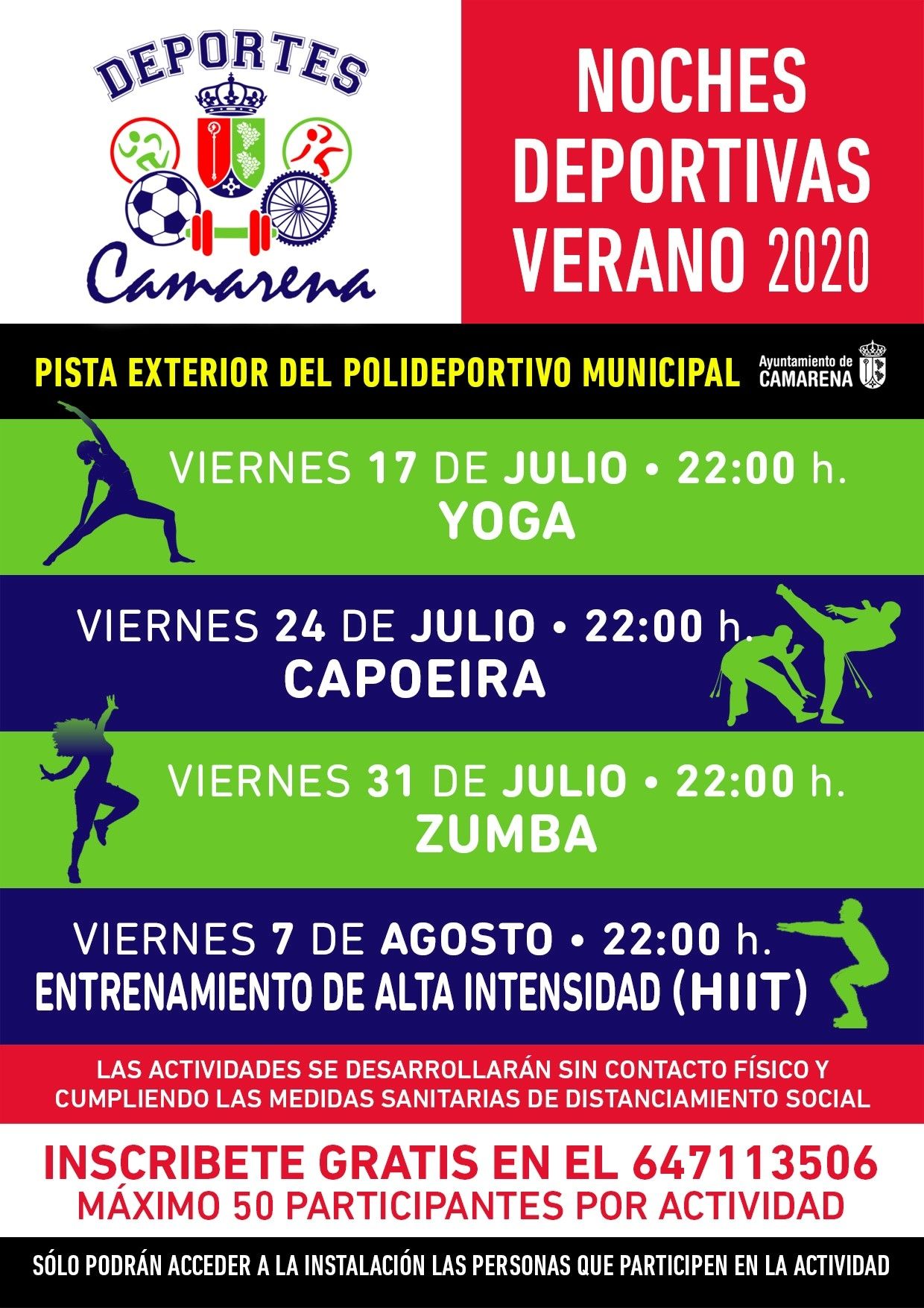 NOCHES DEPORTIVAS VERANO 2020