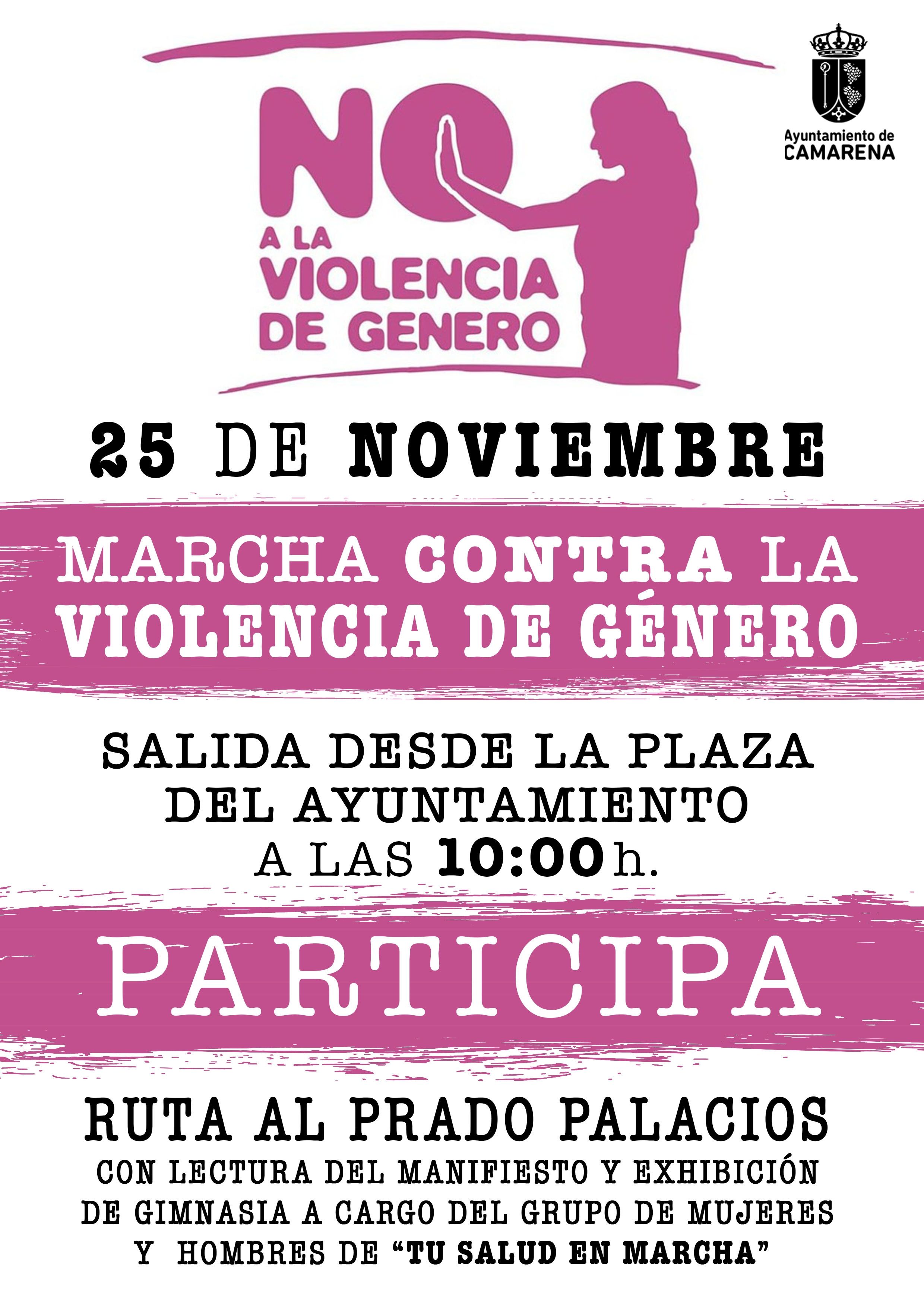 MARCHA CONTRA LA VIOLENCIA DE GÉNERO
