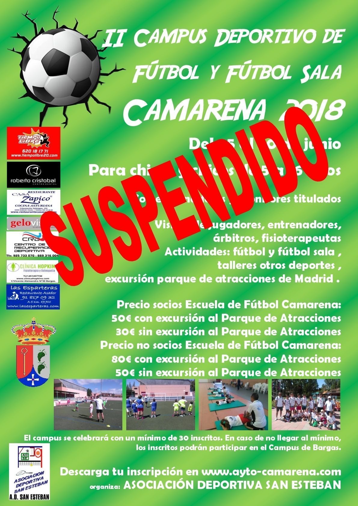 CAMPUS DEPORTIVO DE FÚTBOL Y FÚTBOL SALA