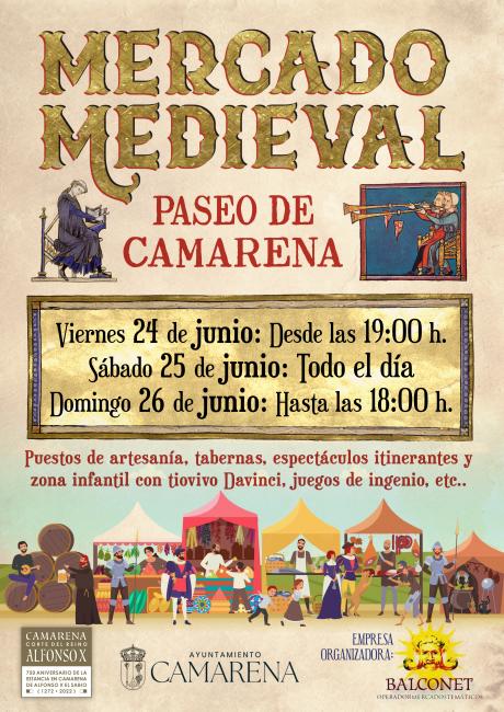 Mercado Medieval en el Paseo de Camarena 