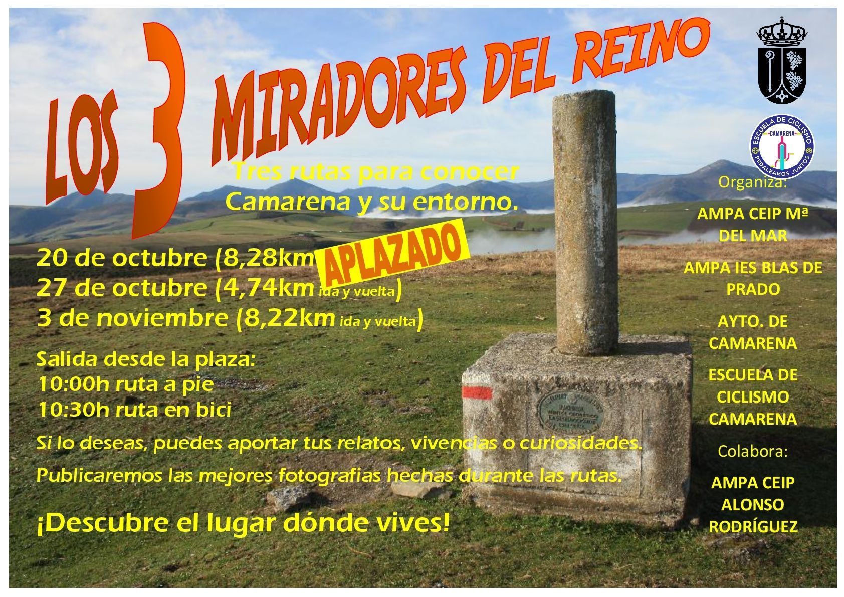 LOS 3 MIRADORES DEL REINO - APLAZADO