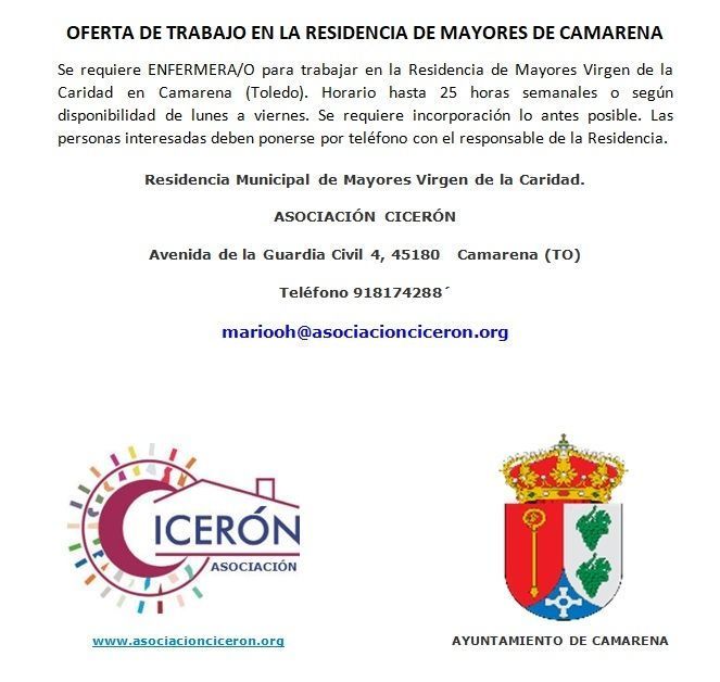 OFERTA DE EMPLEO EN CAMARENA