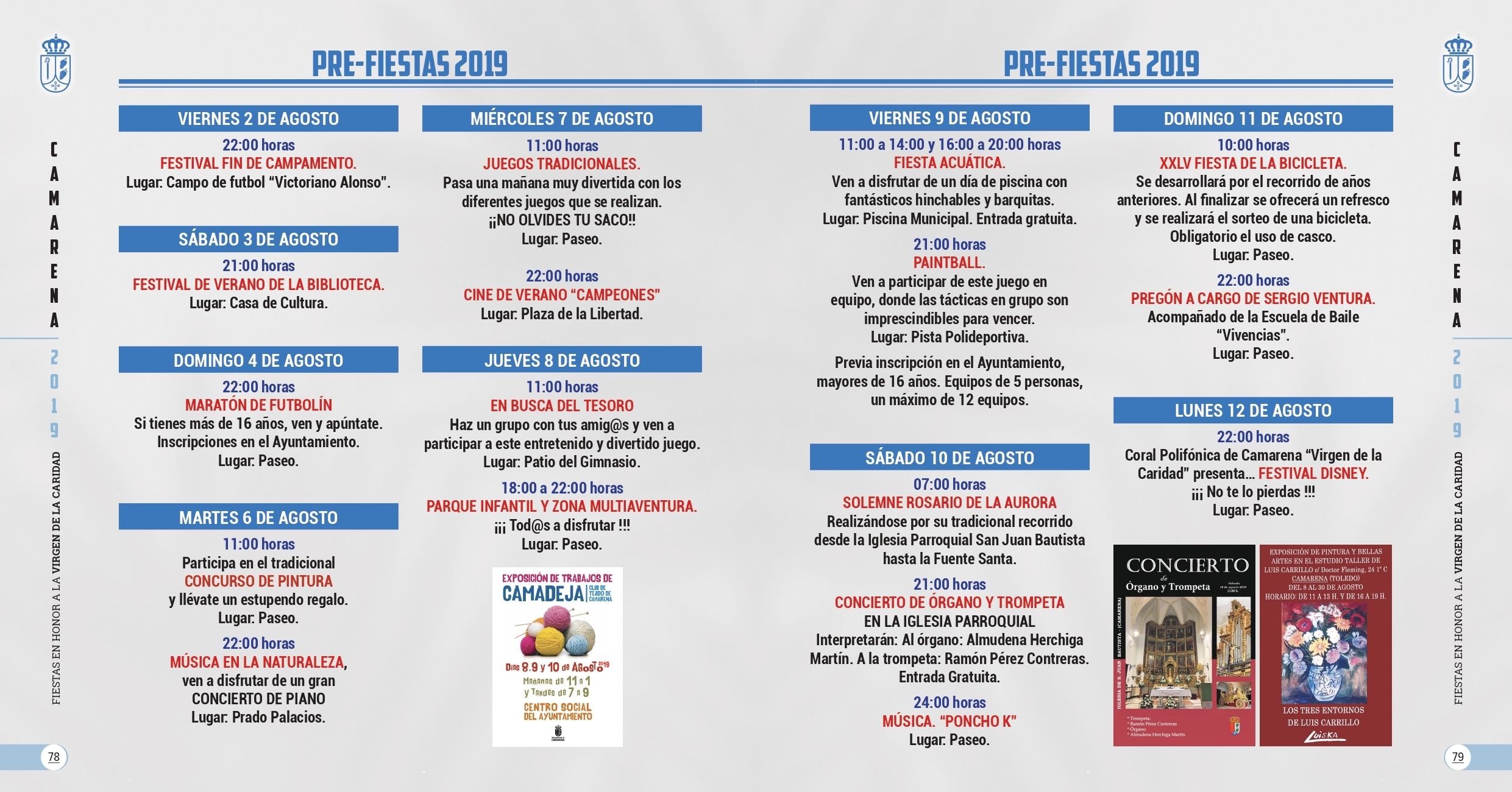 PROGRAMA PRE-FIESTAS 2019