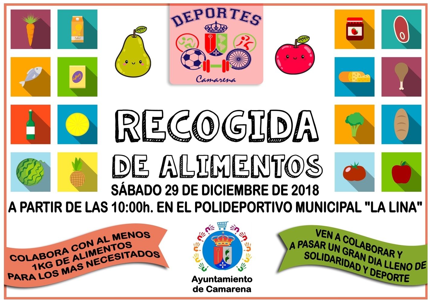 JORNADA DEPORTIVA DE RECOGIDA DE ALIMENTOS 2018
