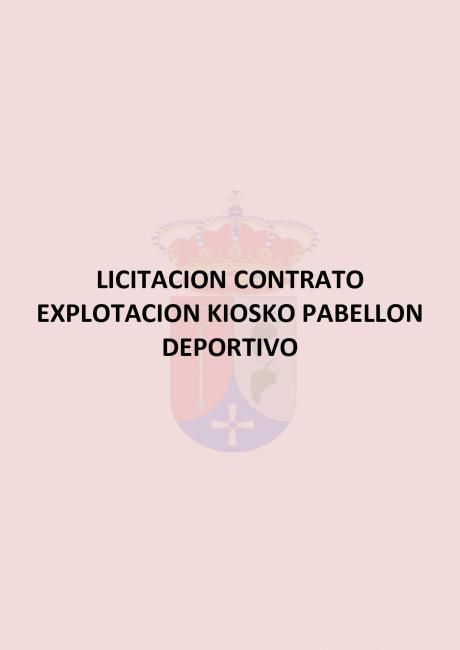 licitación kiosco
