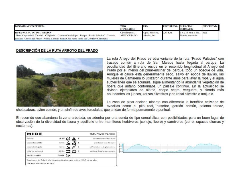 Ruta "Arroyo del Prado"